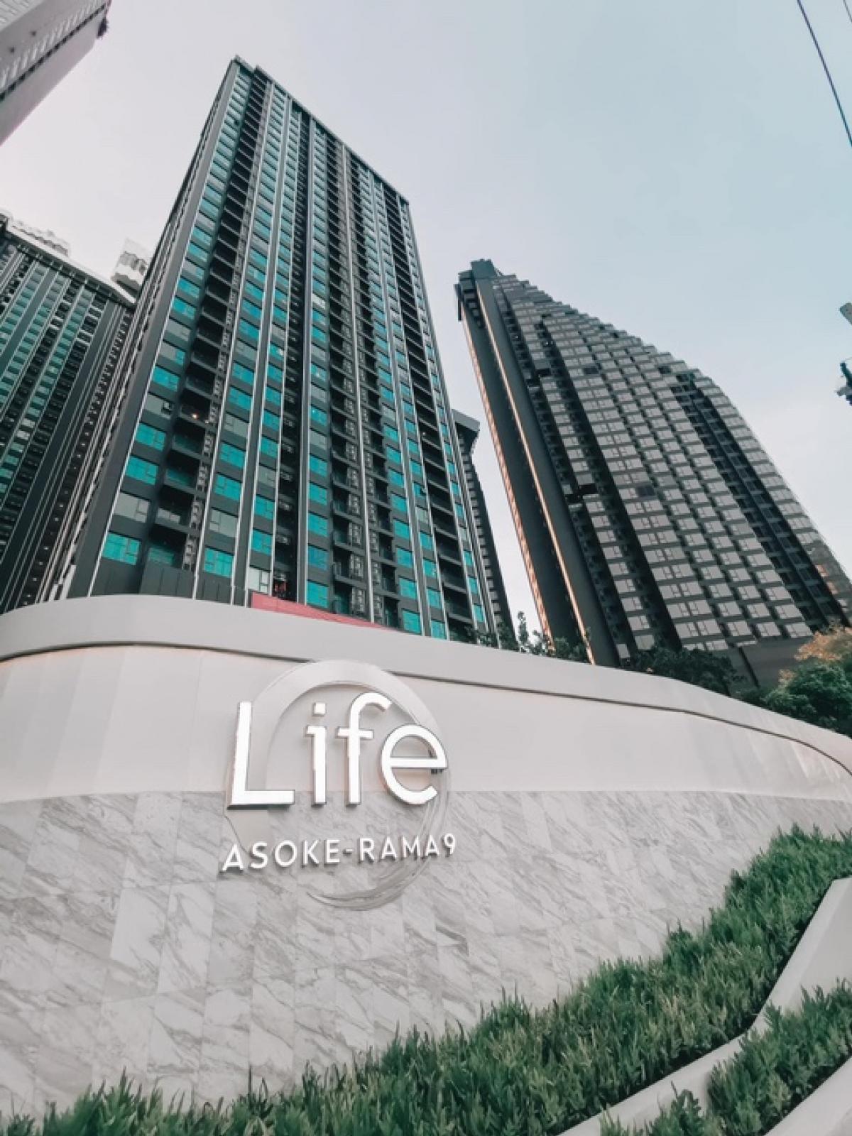 เดอะ ไลน์ อโศก รัชดาให้เช่าปล่อยเช่าคอนโด Life asok rama9 ขนาด1 ห้องนอน 🛀1 ห้องน้ำเนื้อที่ 32 ตารางเมตร ชั้น 22 ตึก A ฝั่งเหนือค่าเช่า 22,000/ เดือน ถ