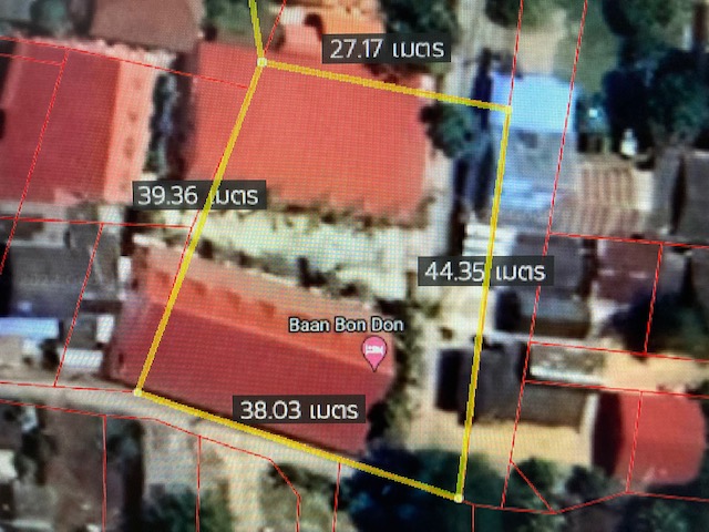 H1140 ขายที่ดิน พร้อมห้องพัก 13 ห้อง ใกล้ทะเลหาดเขาตะเกียบ อำเภอหัวหิน