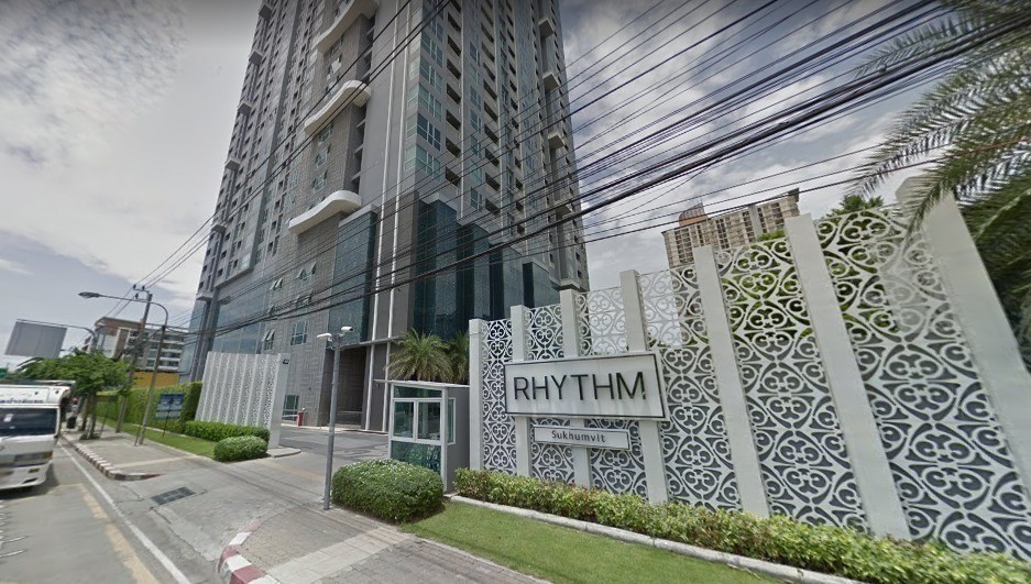 H1172 ขายคอนโด Rhythm Sukhumvit50 ชั้น12A 45.49 ตารางเมตร คอนโด High Rise 37 ชั้น ใกล้รถไฟฟ้าBTS อ่อนนุชเพียง 200 เมตร แขวงพระโขนง เขตคลองเตย