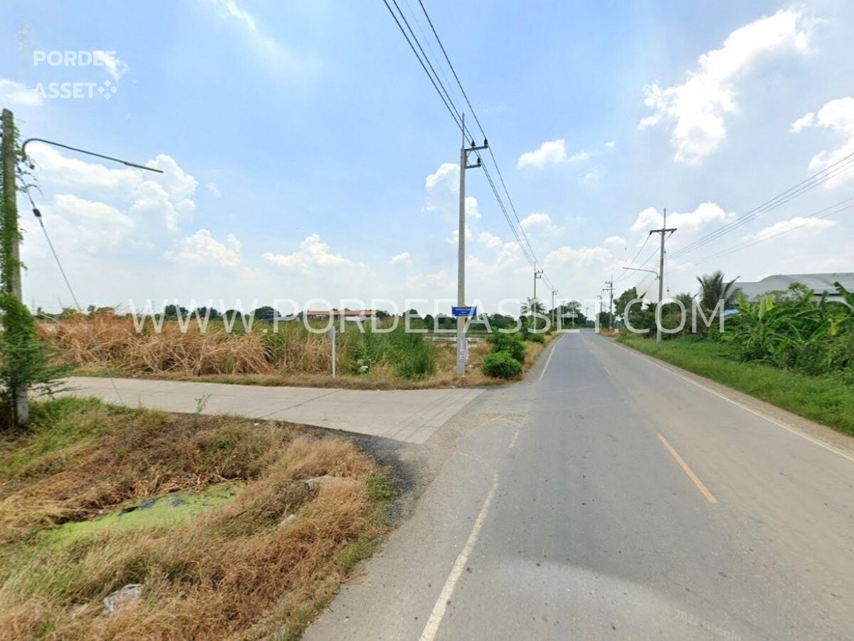 ขายที่ดินถมแล้ว 95 ตร.ว. ถนนสายบ้านลำลาด - คลองพระอุดม (วัดจันทาราม) บางเตย สามโคก ปทุมธานี