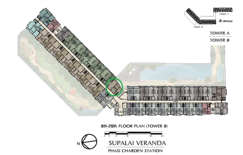 ขายดาวน์? Supalai veranda ภาษีเจริญ ติด mrt ภาษีเจริญ 150 เมตร