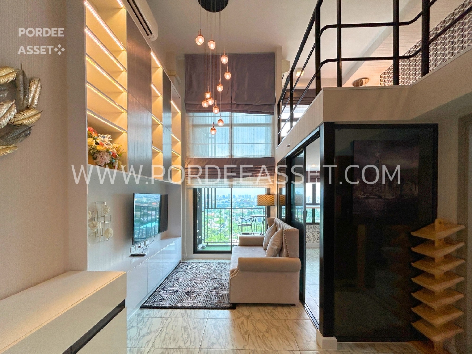 คอนโดหรู ราคาถูก!! IDEO New Rama9 (ห้อง Duplex 52 ตร.ม.) ตกแต่ง Modern luxury อยู่ใจกลางเมืองเดินทางสะดวก ใกล้เอกมัย ทองหล่อ : ไอดีโอ นิว พระราม 9