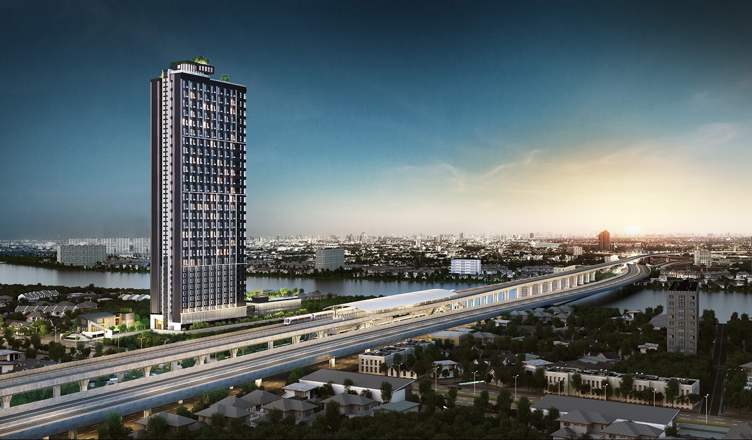 ขาย Ken Attitude Condo 1.98 ล้าน แต่งครบวิวแม่น้ำ (ห้องใหม่)